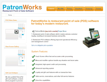 Tablet Screenshot of patronworks.com